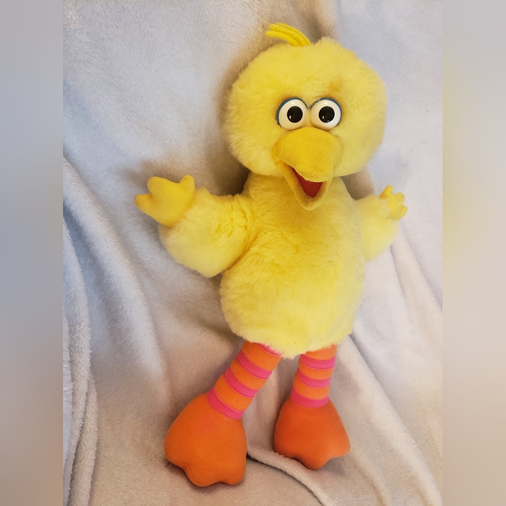 Vintage Tyco 1996 Sesame Street Playtime Big Bird With Sound Laughing 18" Tall